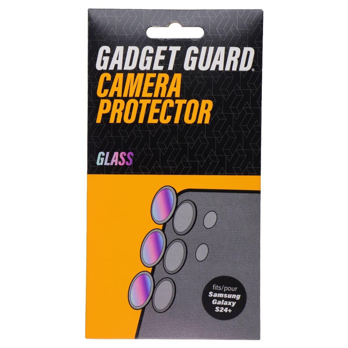 Gadget Guard Glass Camera Protector for Samsung Galaxy S24+ (Plus) - Black image 1