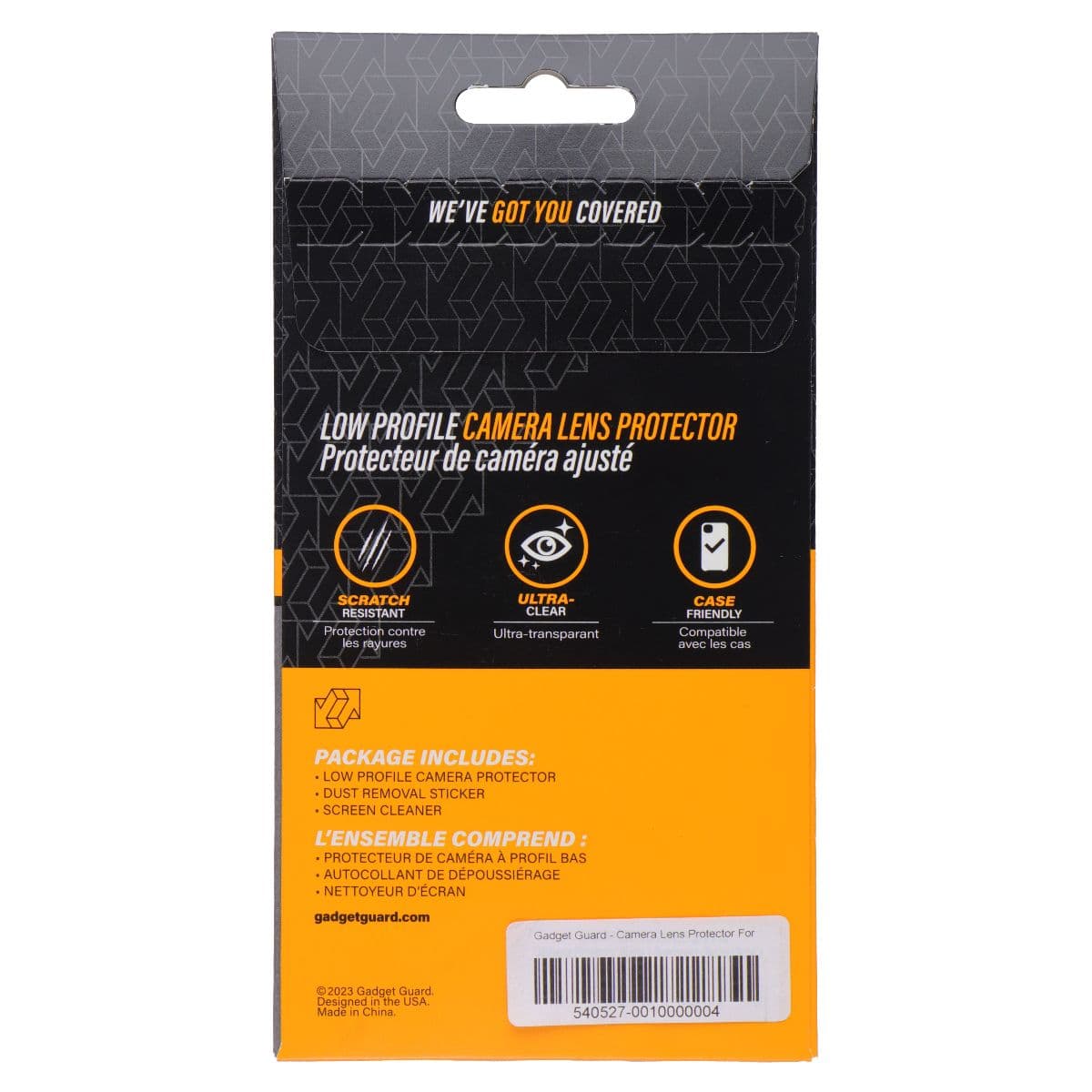 Gadget Guard Glass Camera Protector for Samsung Galaxy S24+ (Plus) - Black image 2