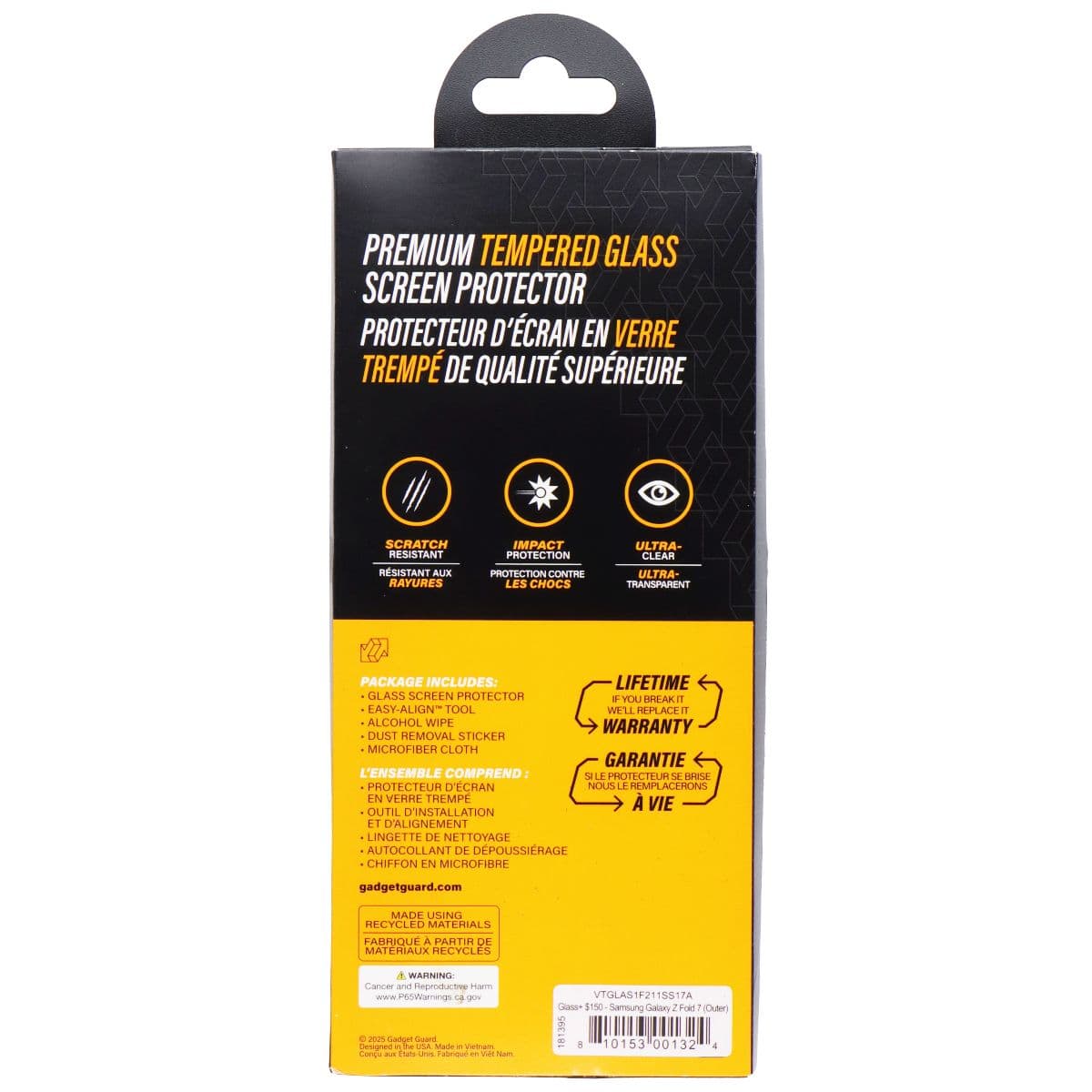 Gadget Guard Glass Series Screen Protector for Samsung Galaxy Z Fold 7 (Outer) image 2