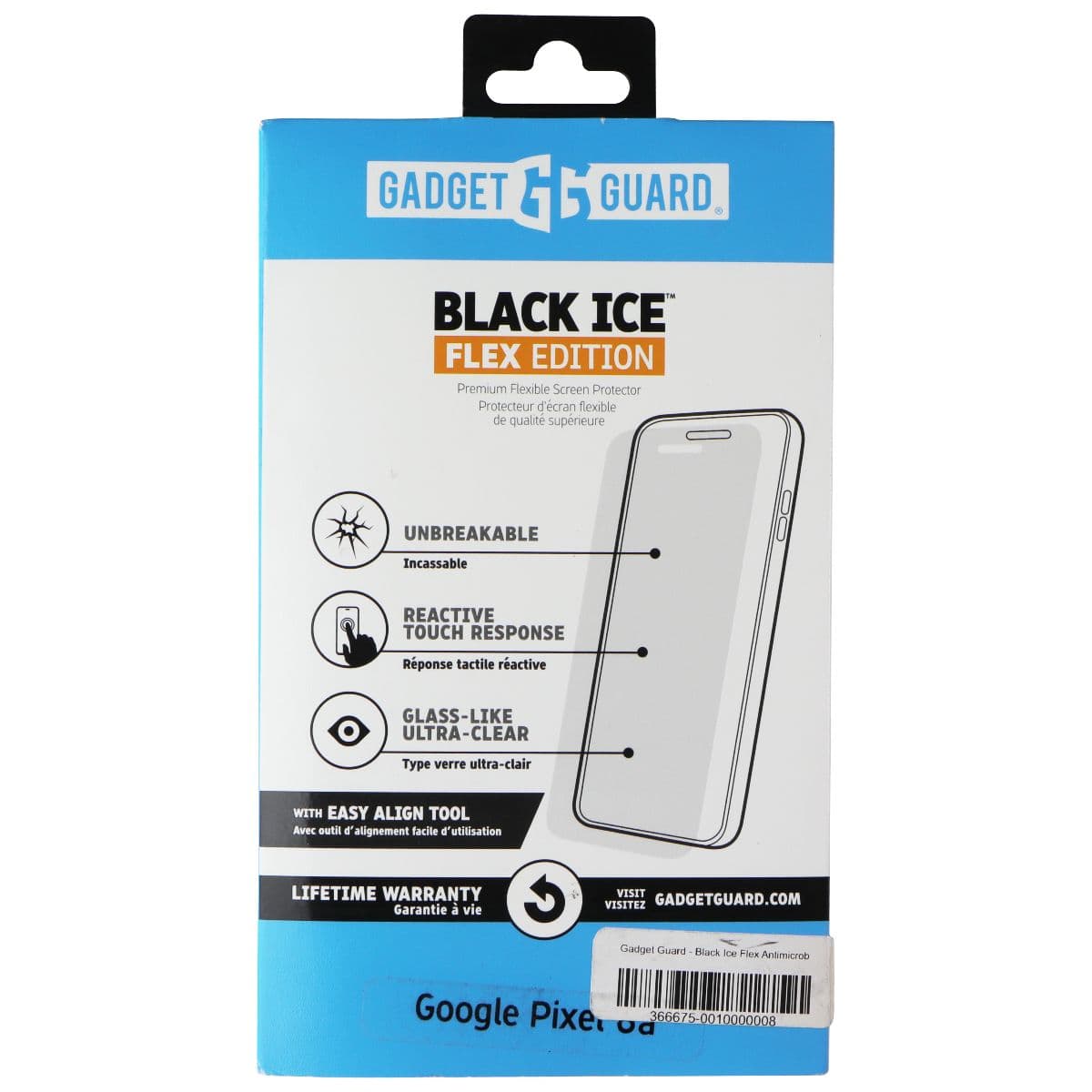Gadget Guard Black Ice Flex Edition Screen Protector for Google Pixel 6a image 1