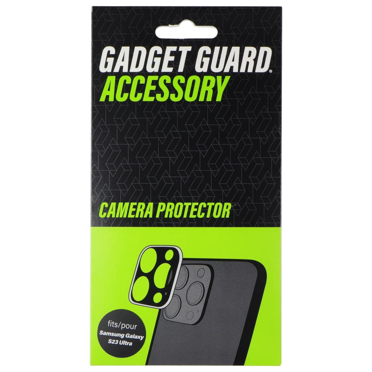 Gadget Guard - Camera Protector for Samsung Galaxy S23 Ultra - Black image 1