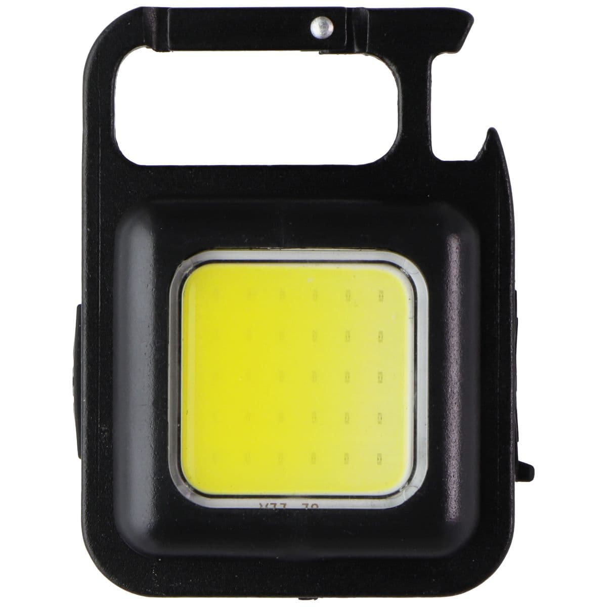 Cob Rechargeable Keychain Light - Black/Yellow image 2