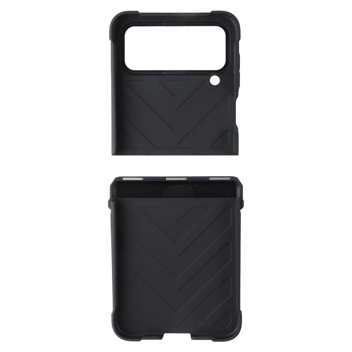 Generic Case with Black Hinge for Samsung Galaxy Z Flip4  - Black image 3