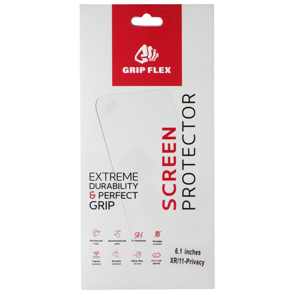 Grip Flex Extreme Durability Screen Protector for Apple iPhone XR / iPhone 11 image 1