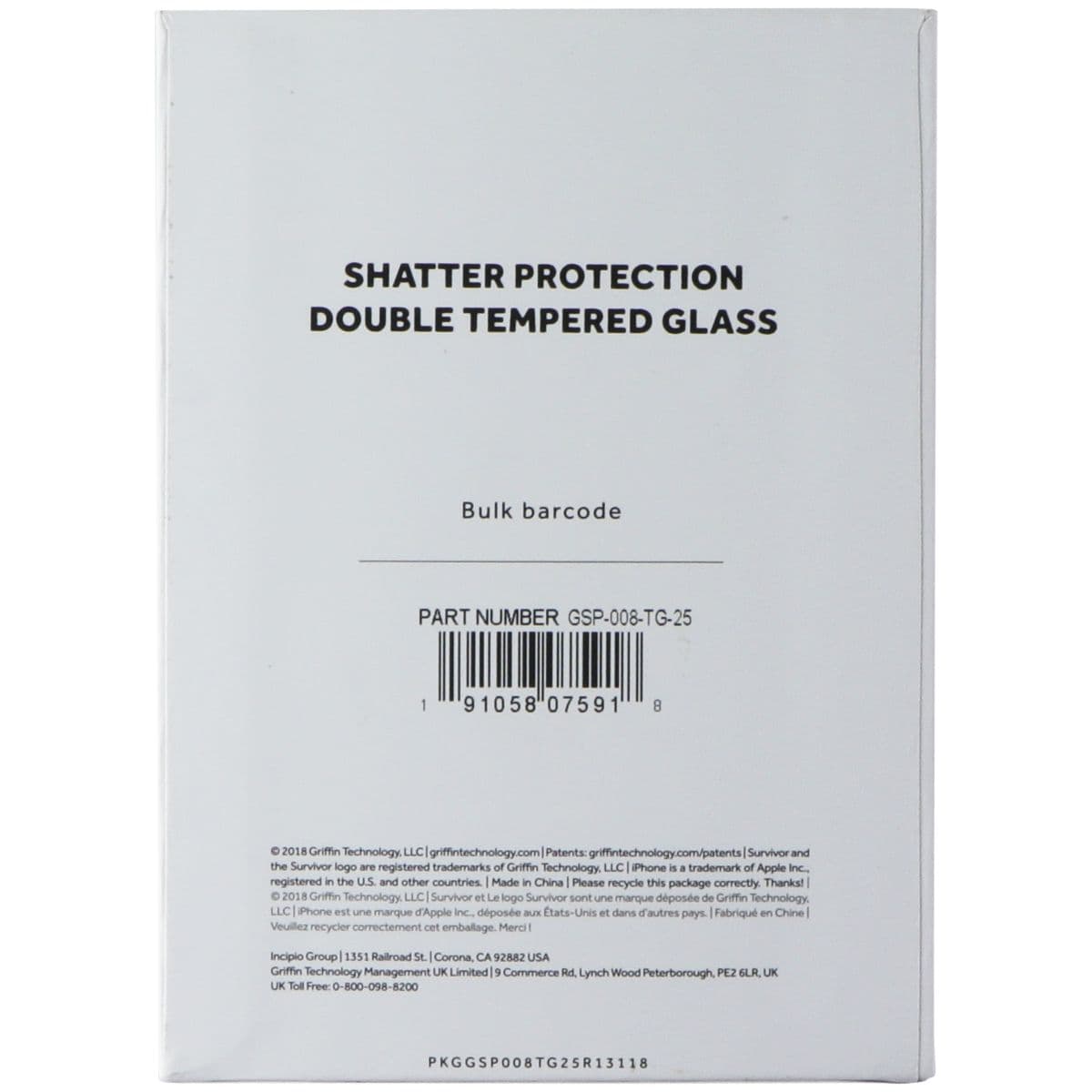 Griffin Survivor Glass Screen Protector for Apple iPhone XS Max - 25 Pack image 5