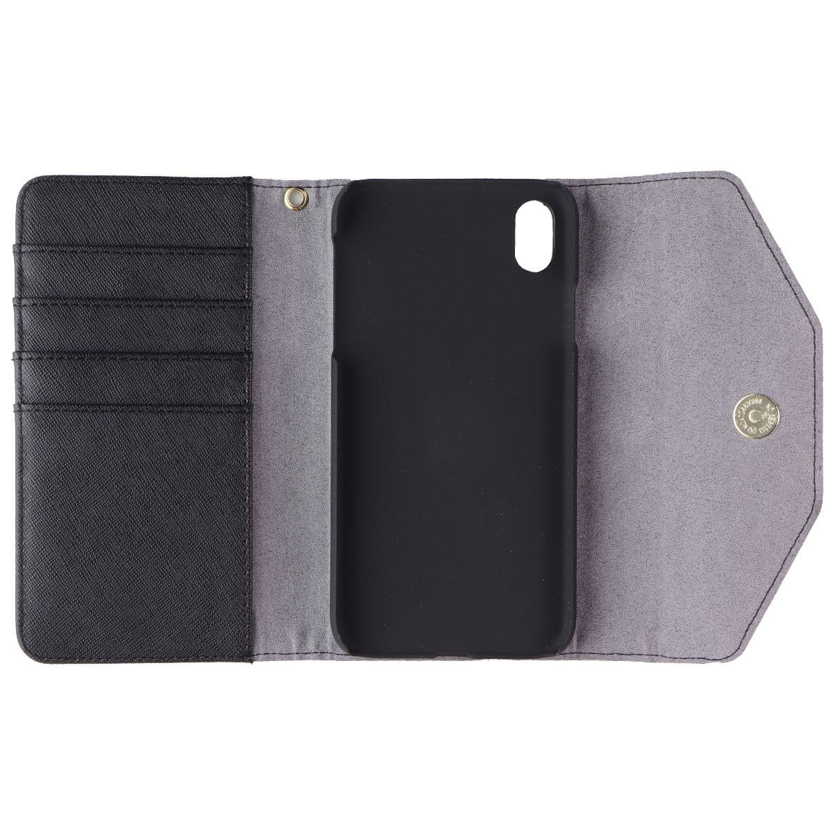 iDeal of Sweden Mayfair Clutch Series Case for Apple iPhone XR - Black image 3