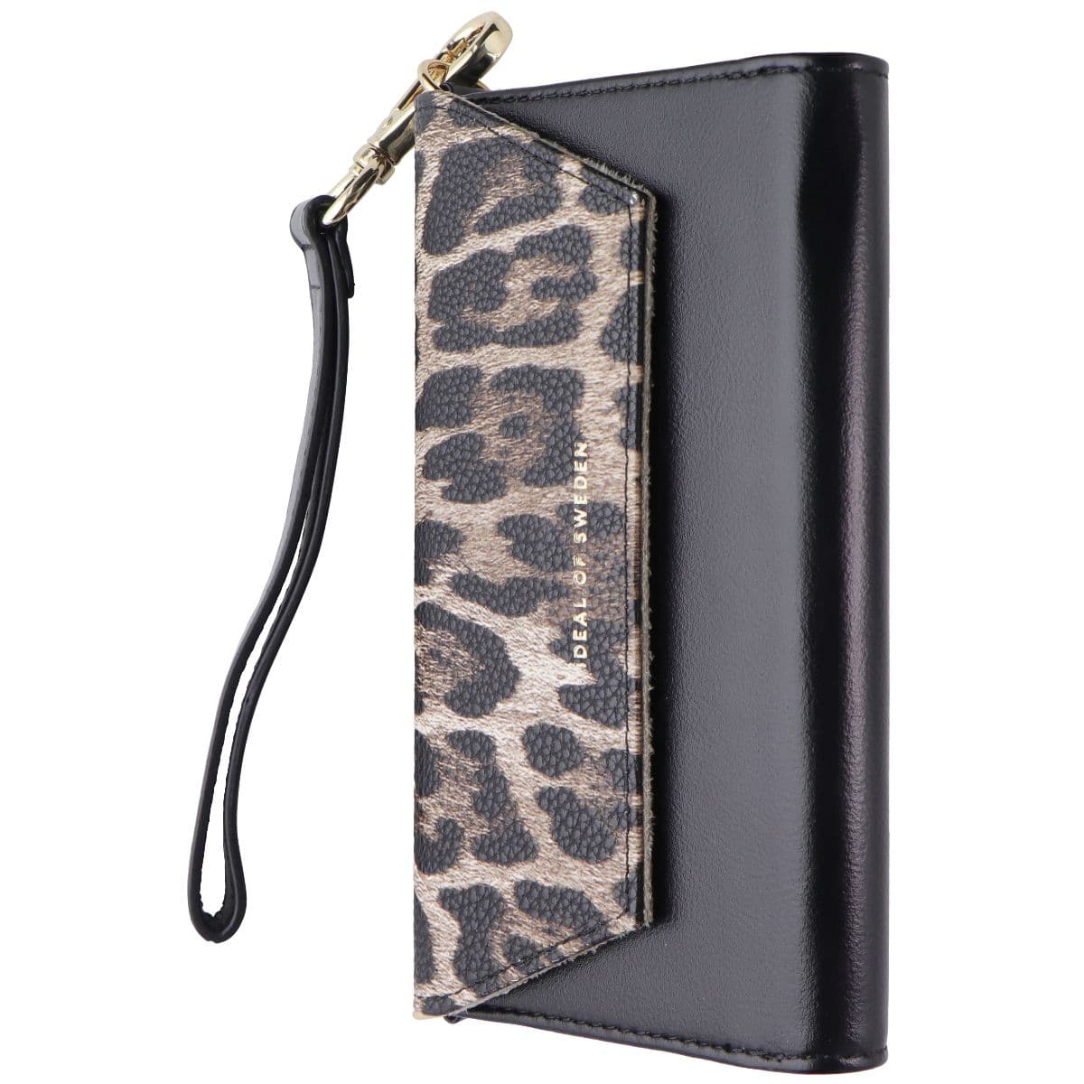 iDeal of Sweden Cassette Clutch Wallet Case for iPhone 13 Pro - Midnight Leopard image 1