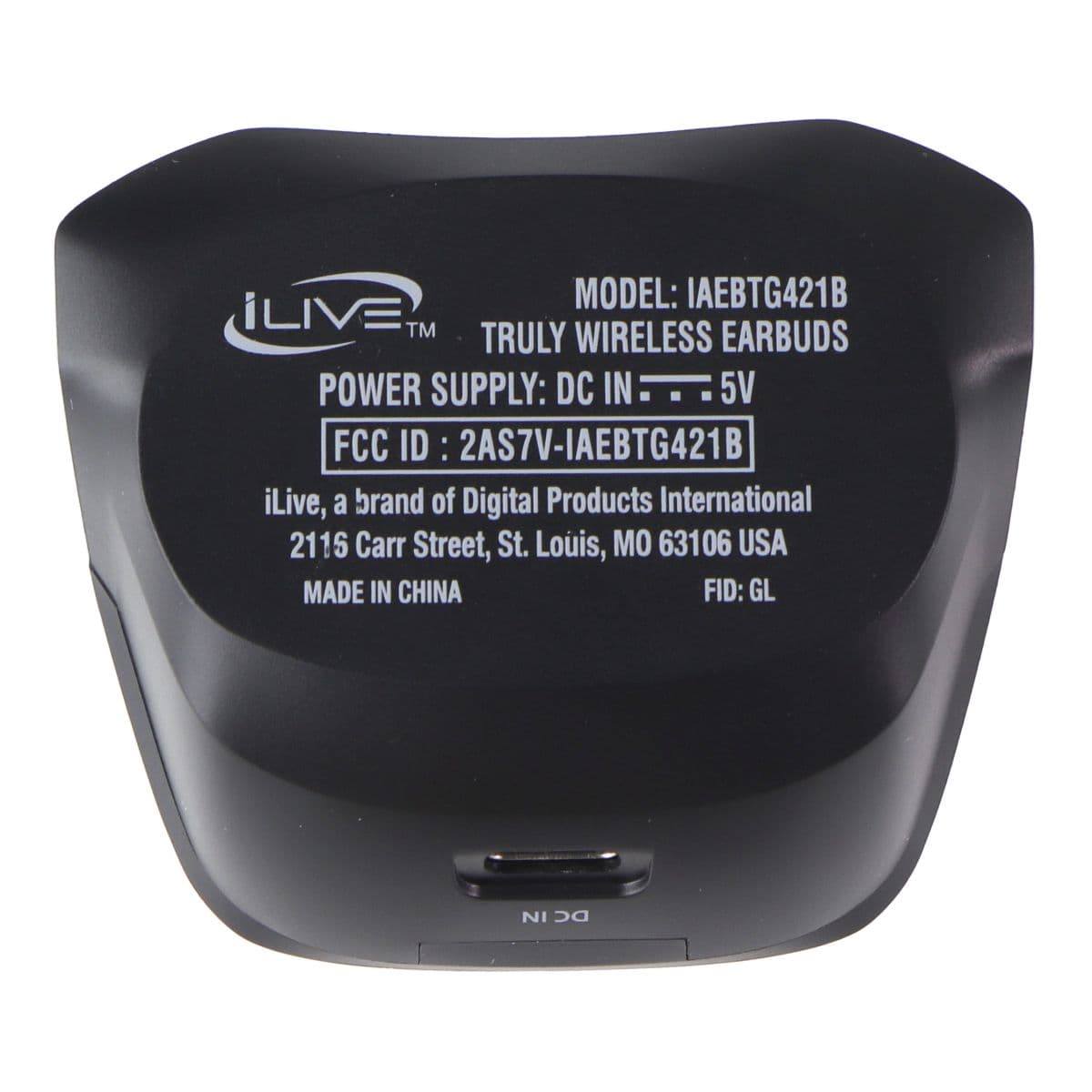 iLive Replacement Charge Case for iLive TWS ENC Earbuds - Black (IAEBTG421B) image 6