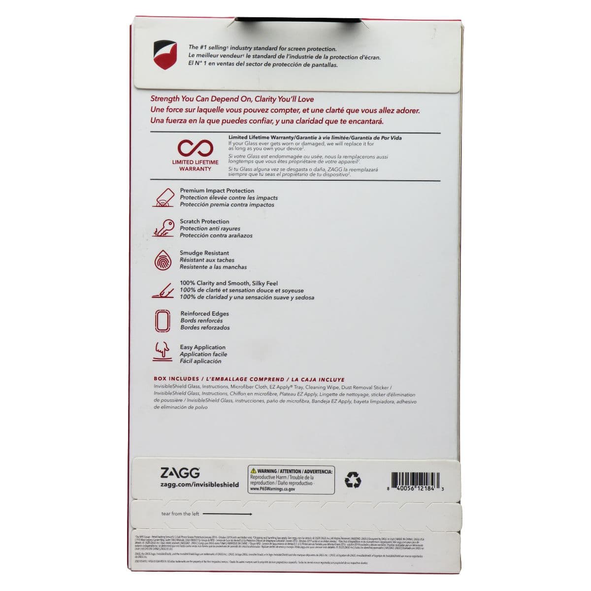 ZAGG InvisibleShield Glass Screen Protector for LG K41S Smartphones image 2