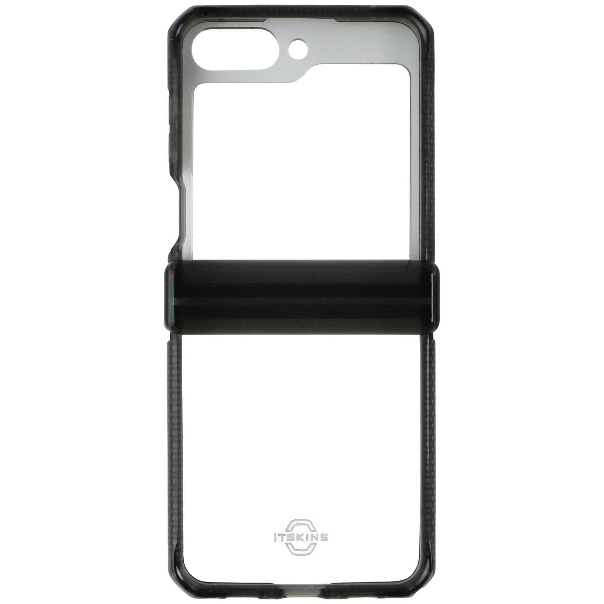 ITSKINS Hybrid_R Clear Hinge Case for Samsung Galaxy Z Flip5 - Black/Transparent image 2