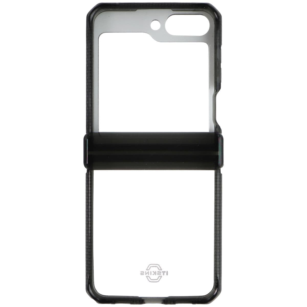 ITSKINS Hybrid_R Clear Hinge Case for Samsung Galaxy Z Flip5 - Black/Transparent image 3