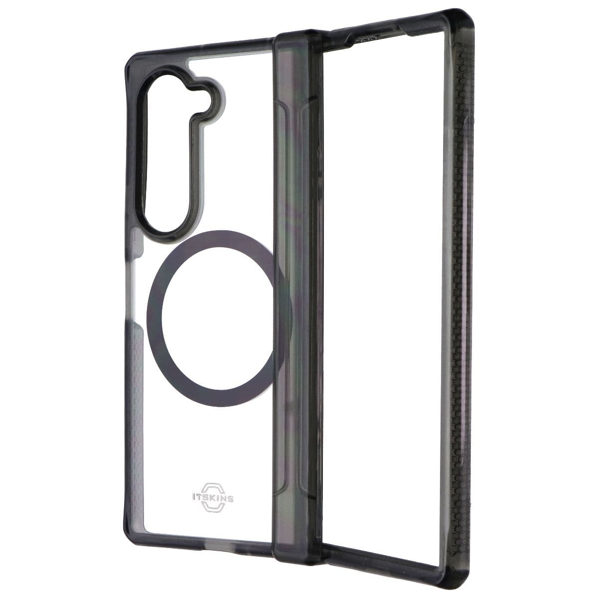 ITSKINS Hybrid_R Clear // Hinge Series Case for Samsung Galaxy Z Fold6 - Smoke image 1