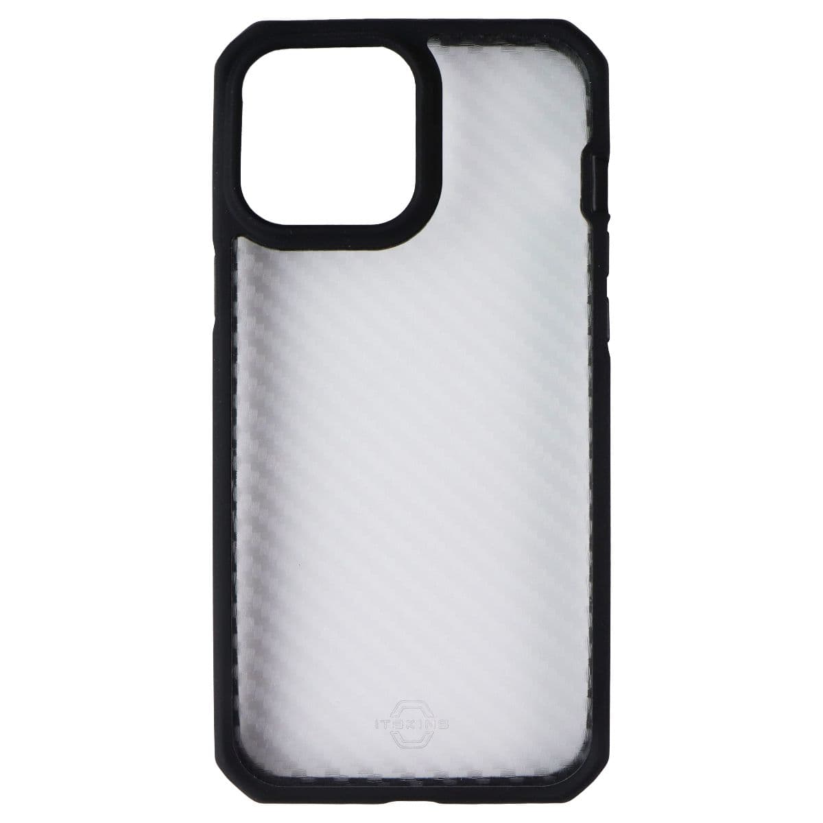 ITSKINS Hybrid // Tek Series Case for Apple iPhone 12 Pro Max - Black/Clear image 2