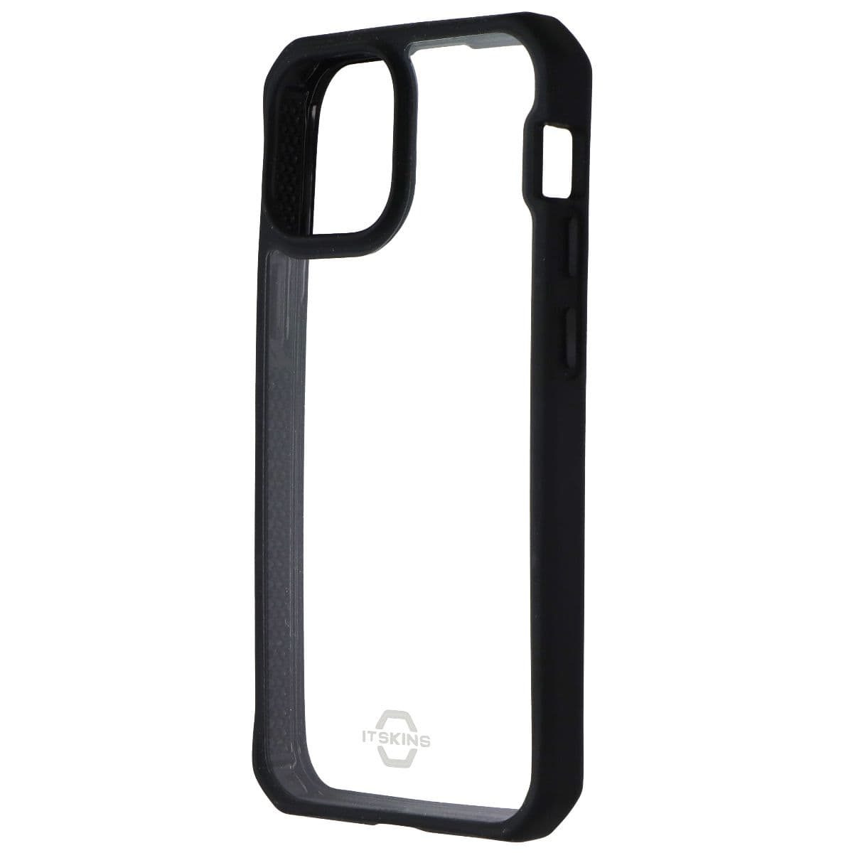 ITSKINS Hybrid Solid Case for Apple iPhone 13 mini/12 mini - Black/Transparent image 1