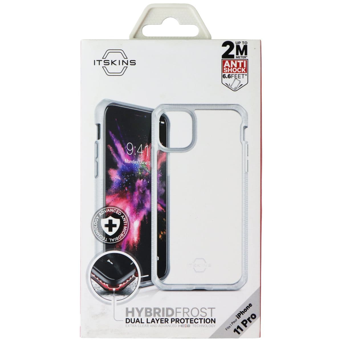ITSKINS Hybrid Frost Series Hardshell Case for Apple iPhone 11 Pro - Transparent image 1