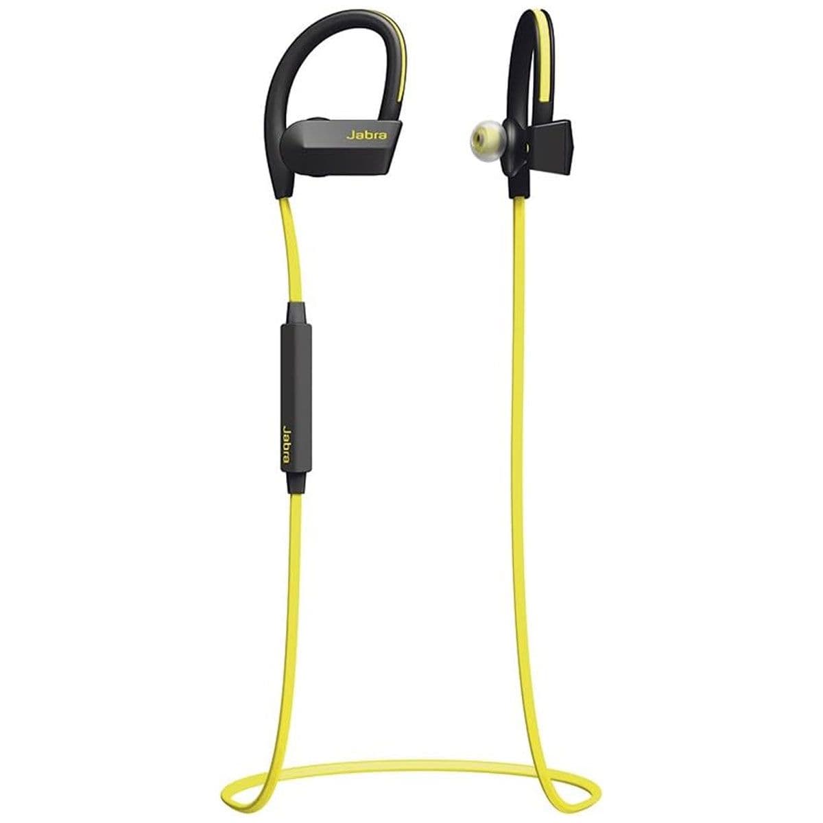 Jabra Sport Pace Wireless Bluetooth Earbuds with Microphone - Black and Yellow image 1