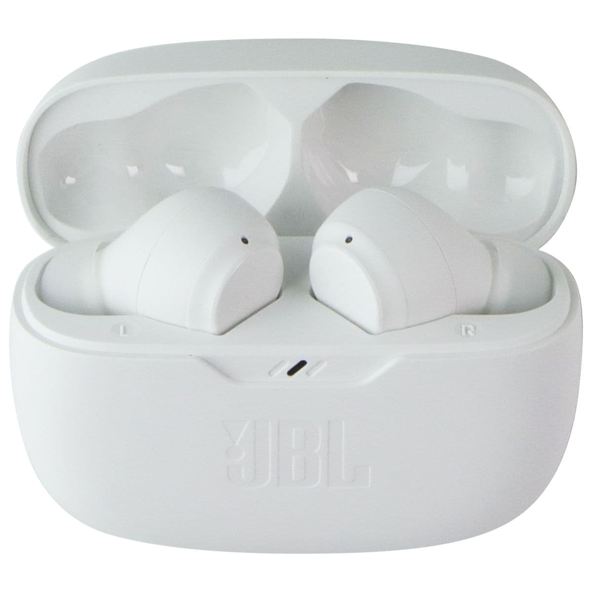 JBL Vibe Beam True Wireless Headphones & Charging Case - White image 1