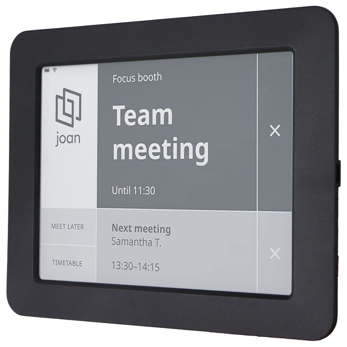 Joan 6 - Wireless E Ink Touch 6-Inch Display Meeting Scheduler - Graphite image 1