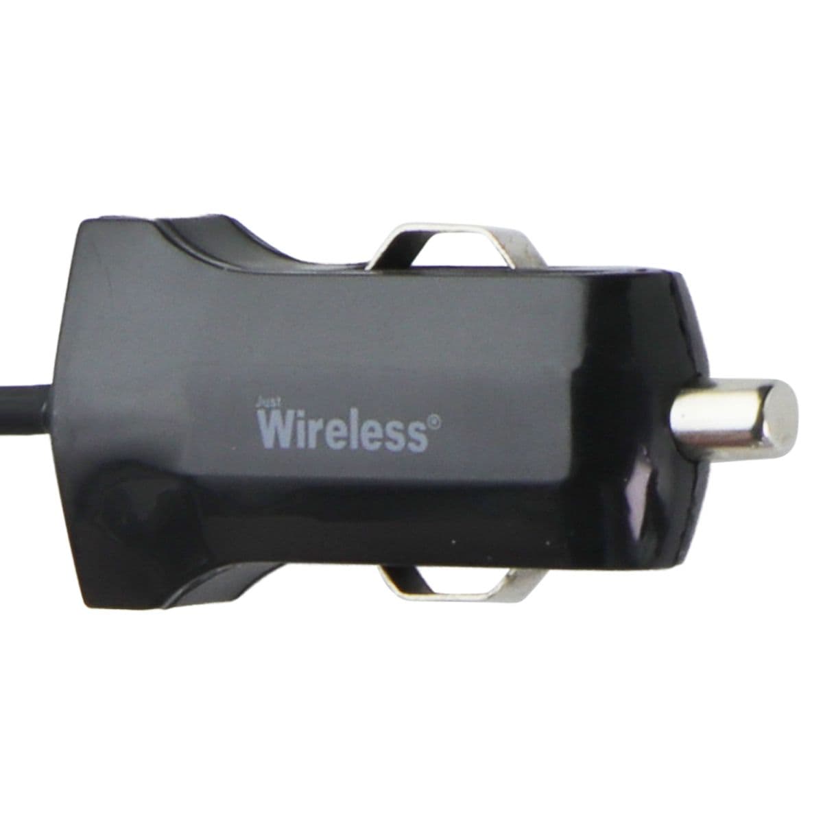Just Wireless 2.1 Amp High Speed Car Charger with 8-Pin Connector - Black image 2