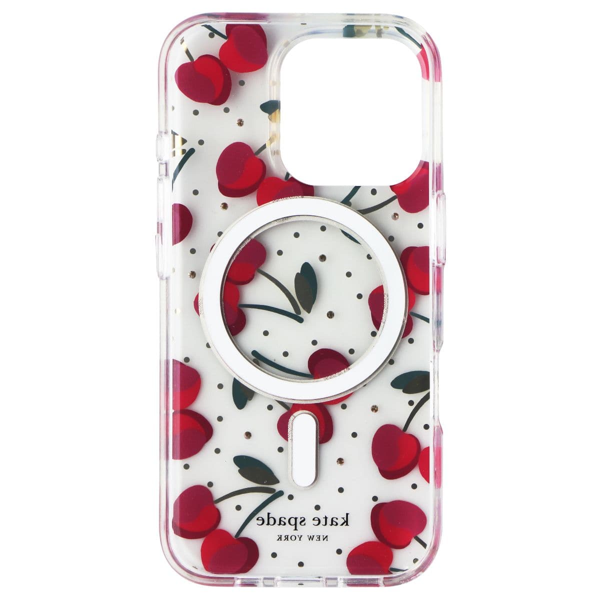Kate Spade Case for MagSafe for Apple iPhone 16 Pro - Cherry Dot Gems image 3