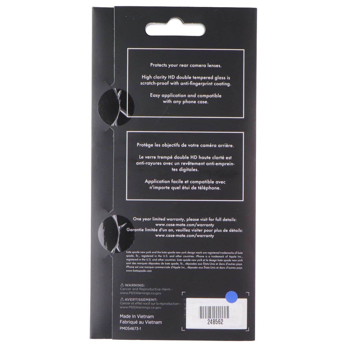 Kate Spade Aluminum Ring HD Lens Camera Protector for iPhone 16 / 16 Plus image 2