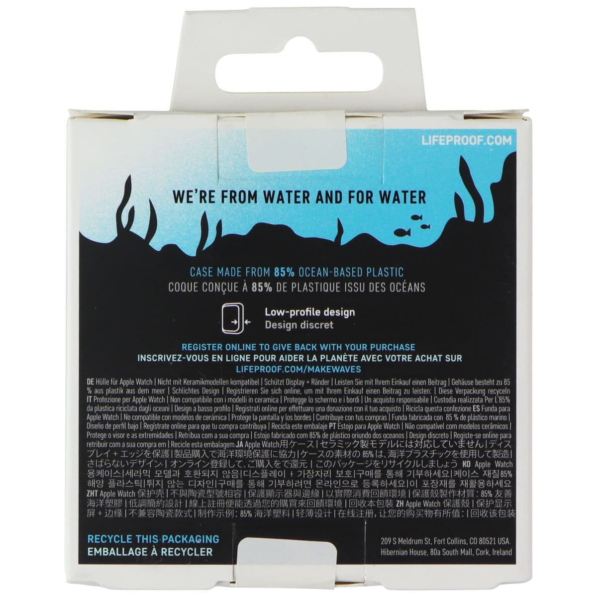 LifeProof Bumper Case for Apple Watch Series 7 (41mm) - Black image 2