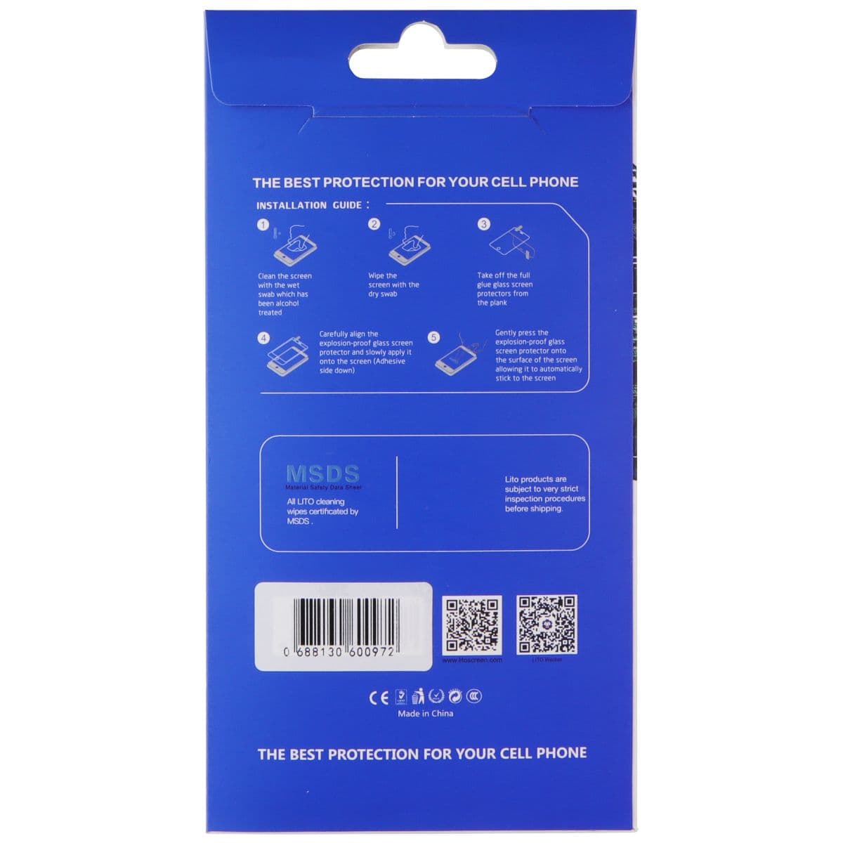 LITO 2.5D Full Glue Tempered Glass Screen Protector for Moto G22 (L-1350) image 2