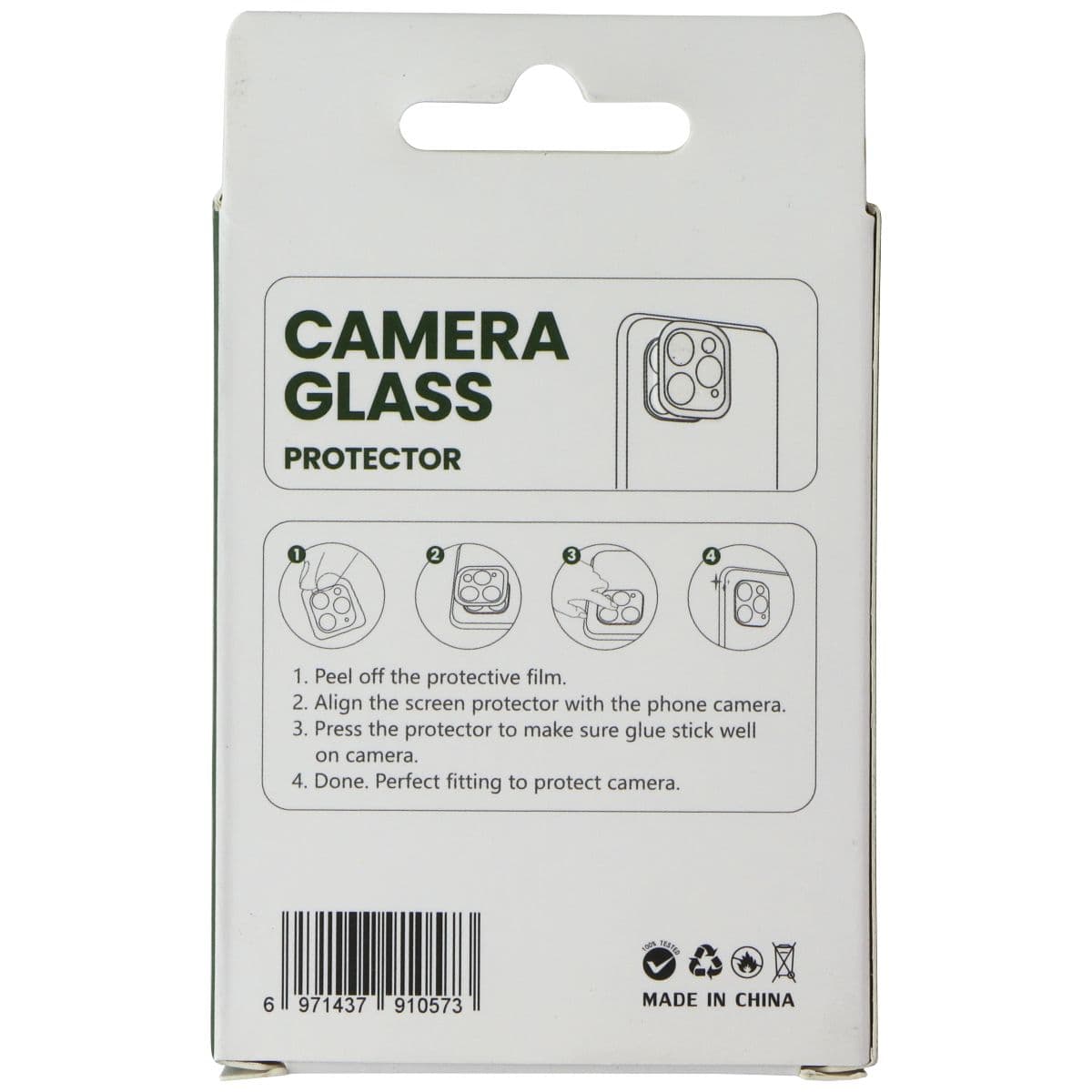 LITO S+ Camera Glass Protector for Samsung Galaxy Note20 Ultra 5G - Black image 2