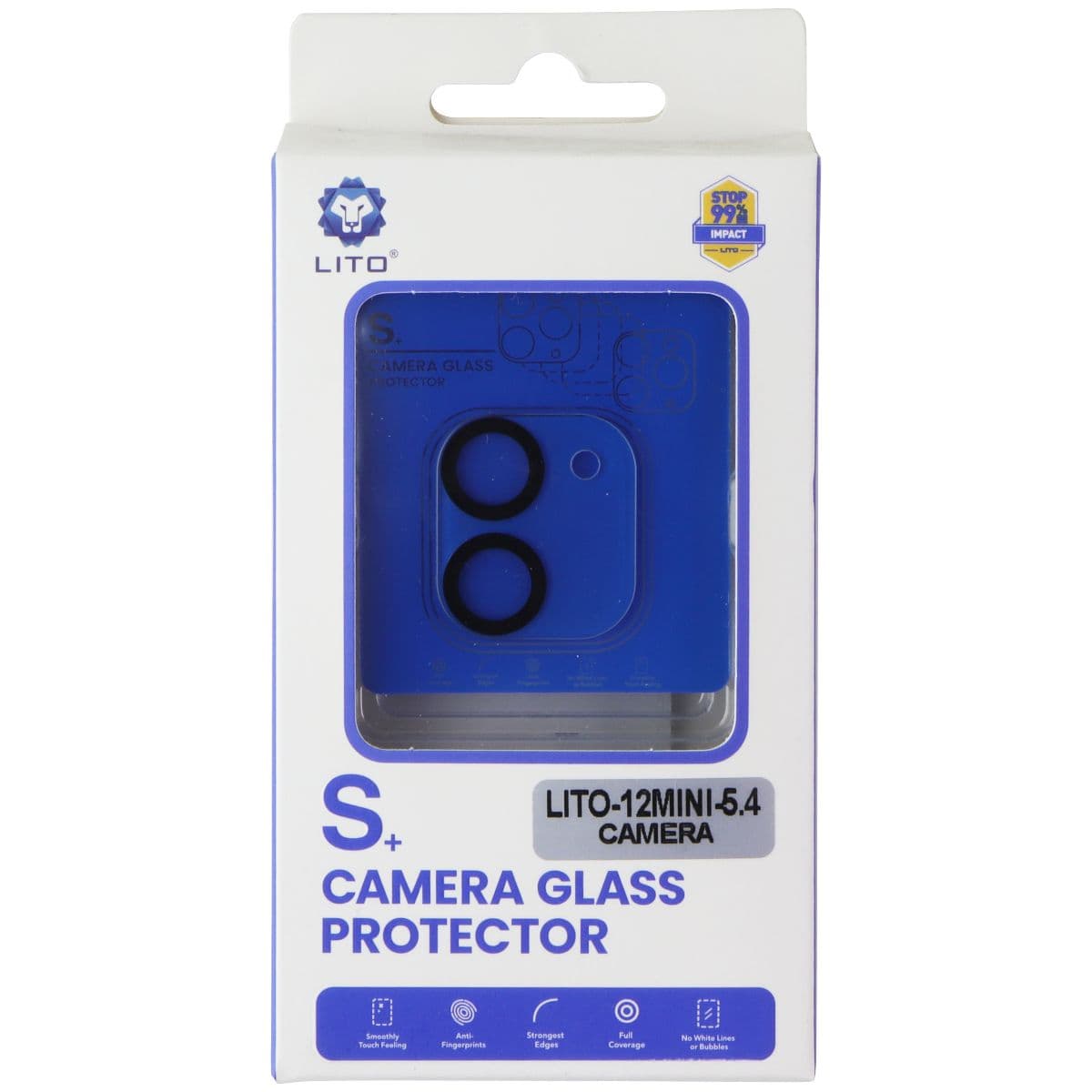 LITO S+ Camera Glass Protector for Apple iPhone 12 Mini image 1
