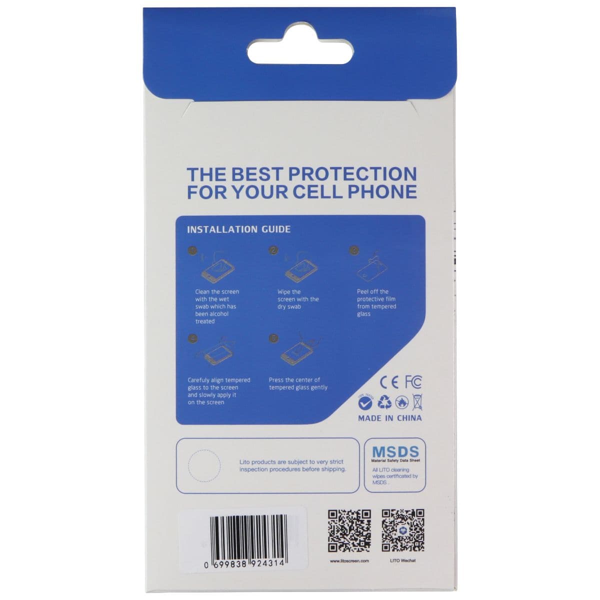 LITO 9H (.33mm) Tempered Glass Screen Protector for TCL 306 (L-1390) image 2