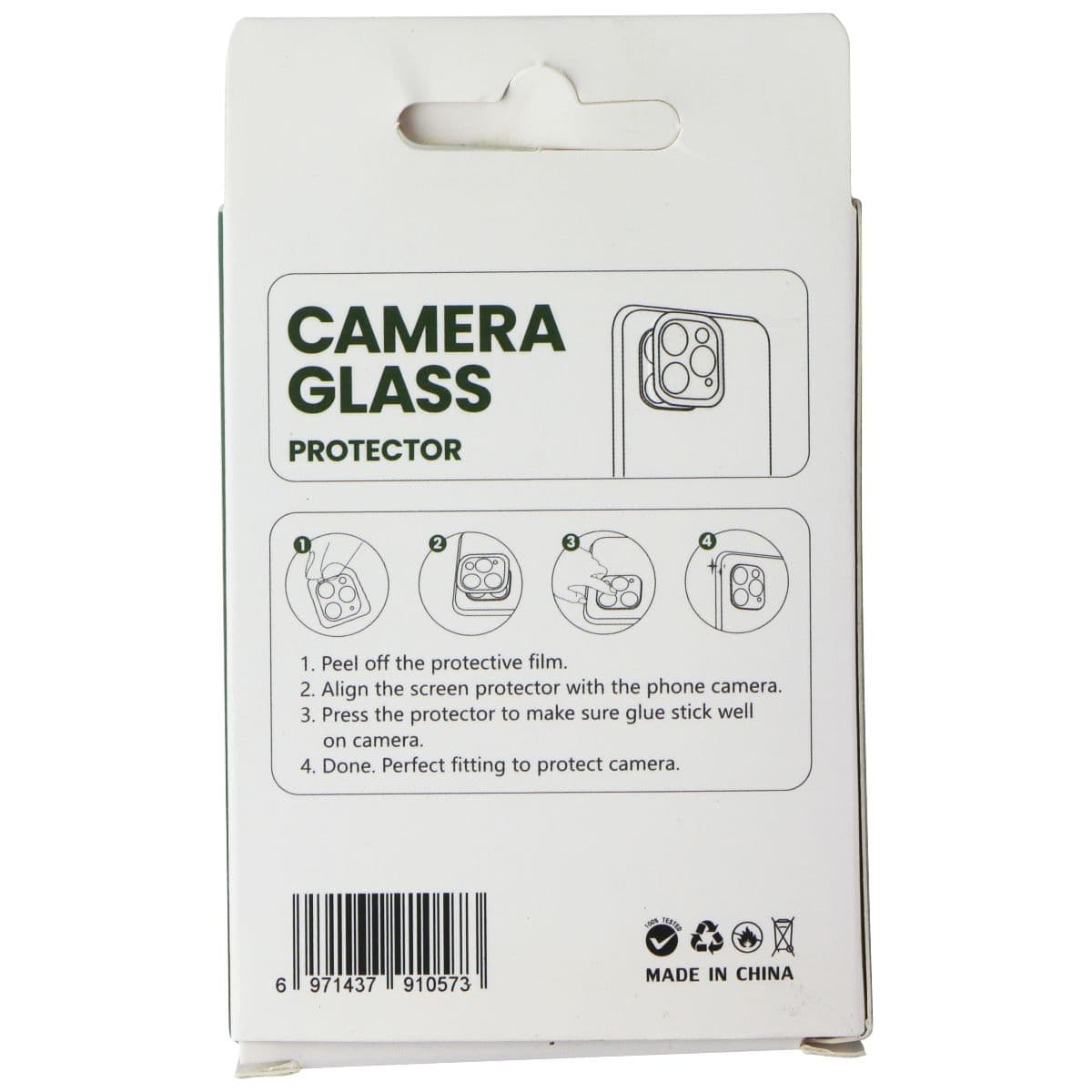 LITO S+ Camera Glass Protector for Samsung Galaxy (S20+) - Black image 2