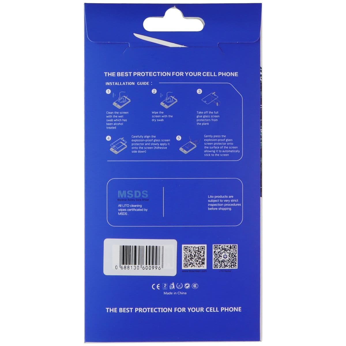 LITO 2.5D Full Glue Tempered Glass Screen Protector for Oppo A96 4G/A76 (L-1352) image 2