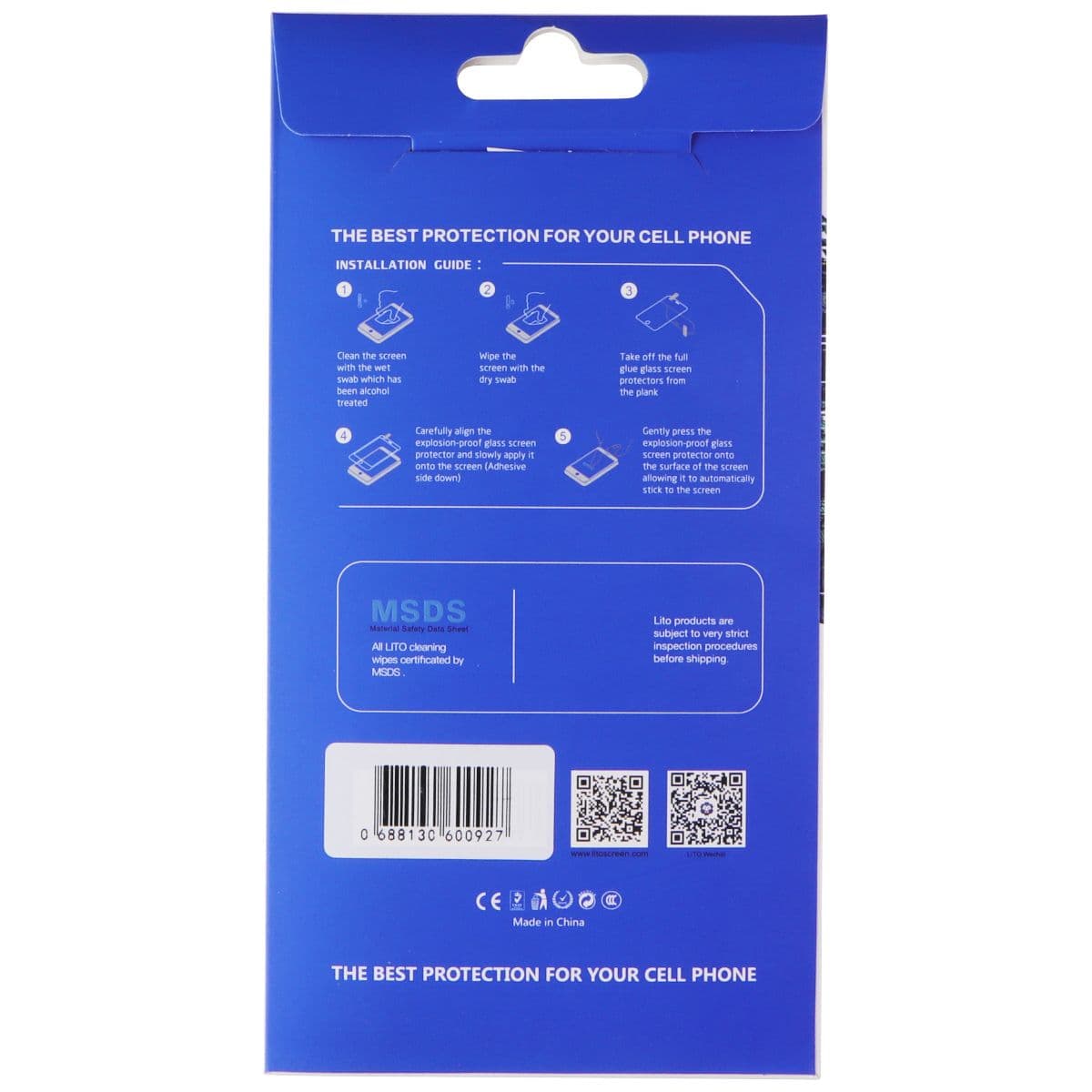 LITO 2.5D Full Glue Tempered Glass Screen Protector for Moto G62 5G (L-1345) image 2