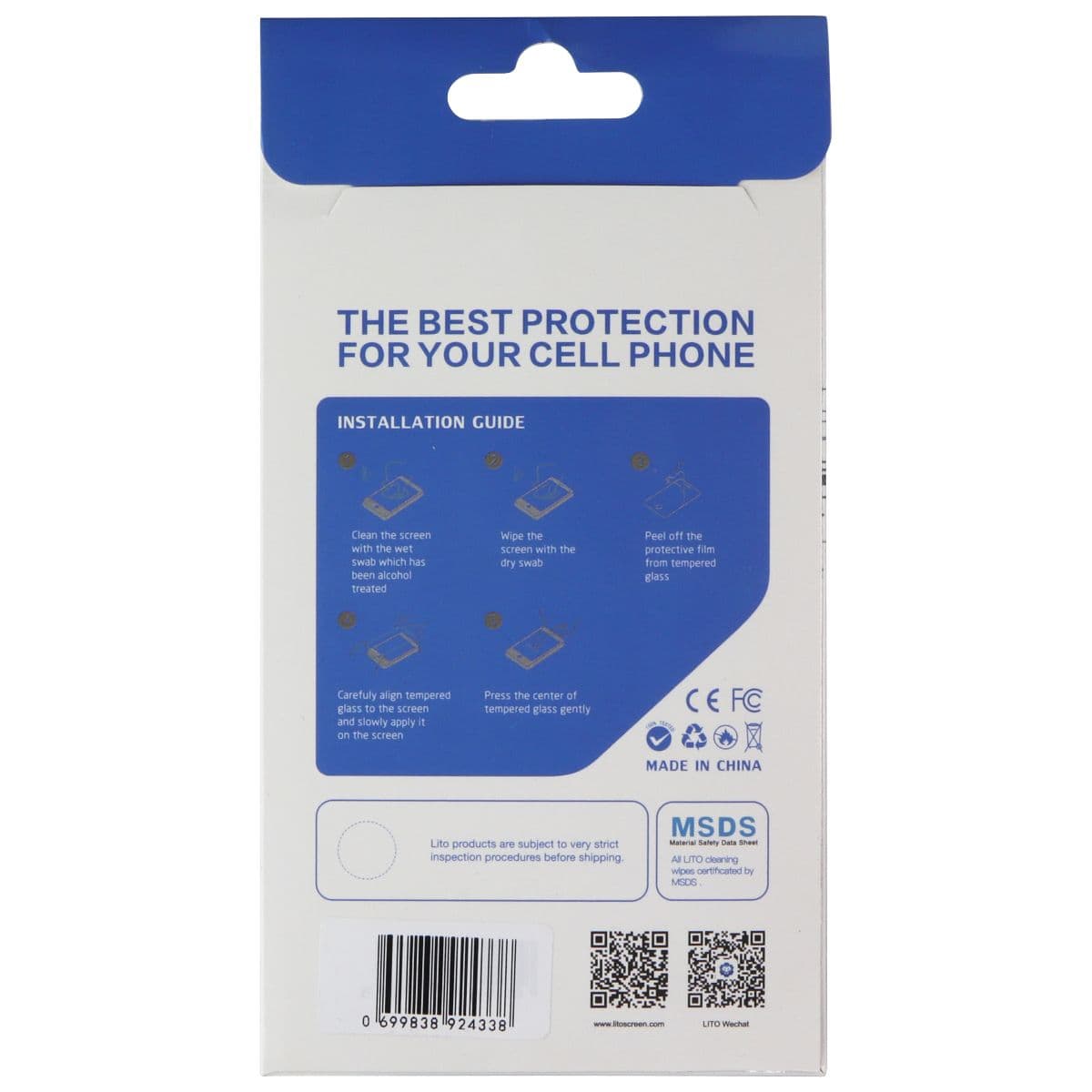 LITO 9H (.33mm) Tempered Glass Screen Protector for Motorola Moto E22i (L-1392) image 2