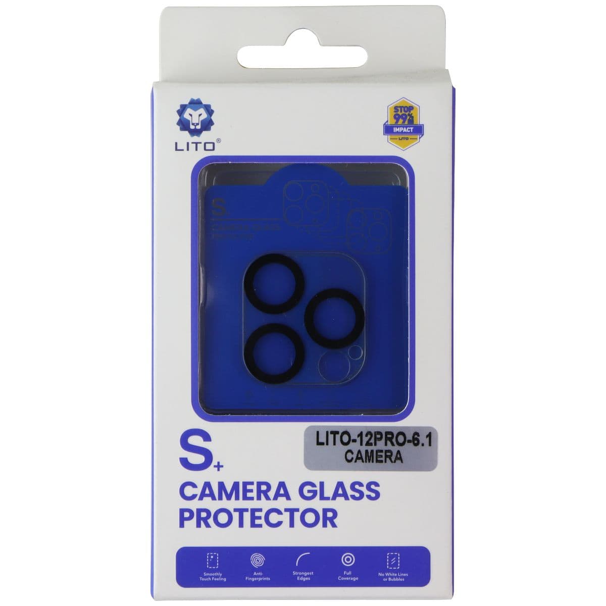 LITO S+ Camera Glass Protector for Apple iPhone 12 Pro (6.1) image 1