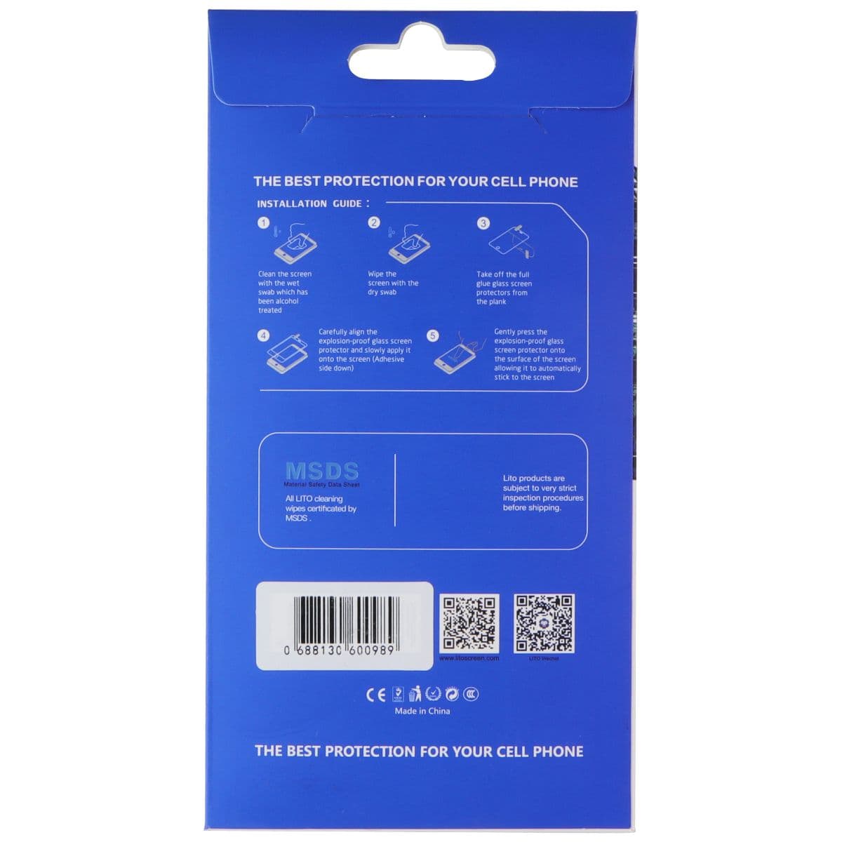 LITO 2.5D Full Glue Tempered Glass Screen Protector for Moto G51 5G (L-1351) image 2