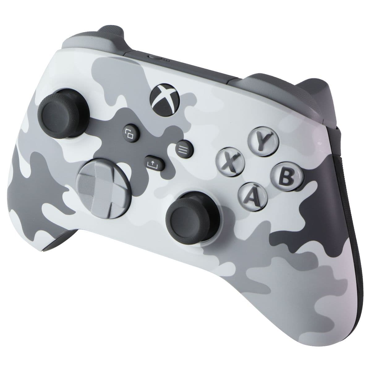 Microsoft Xbox Wireless Controller (1914) - Arctic Camo with CUSTOM BLACK BACK image 1