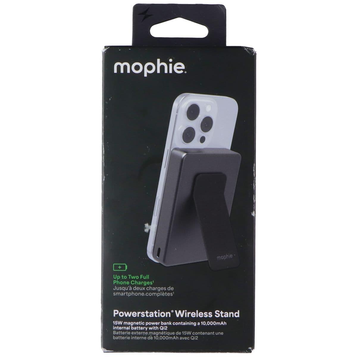 Mophie Wireless 10,000mAh Powerstation - Power Bank with Stand - Black image 1