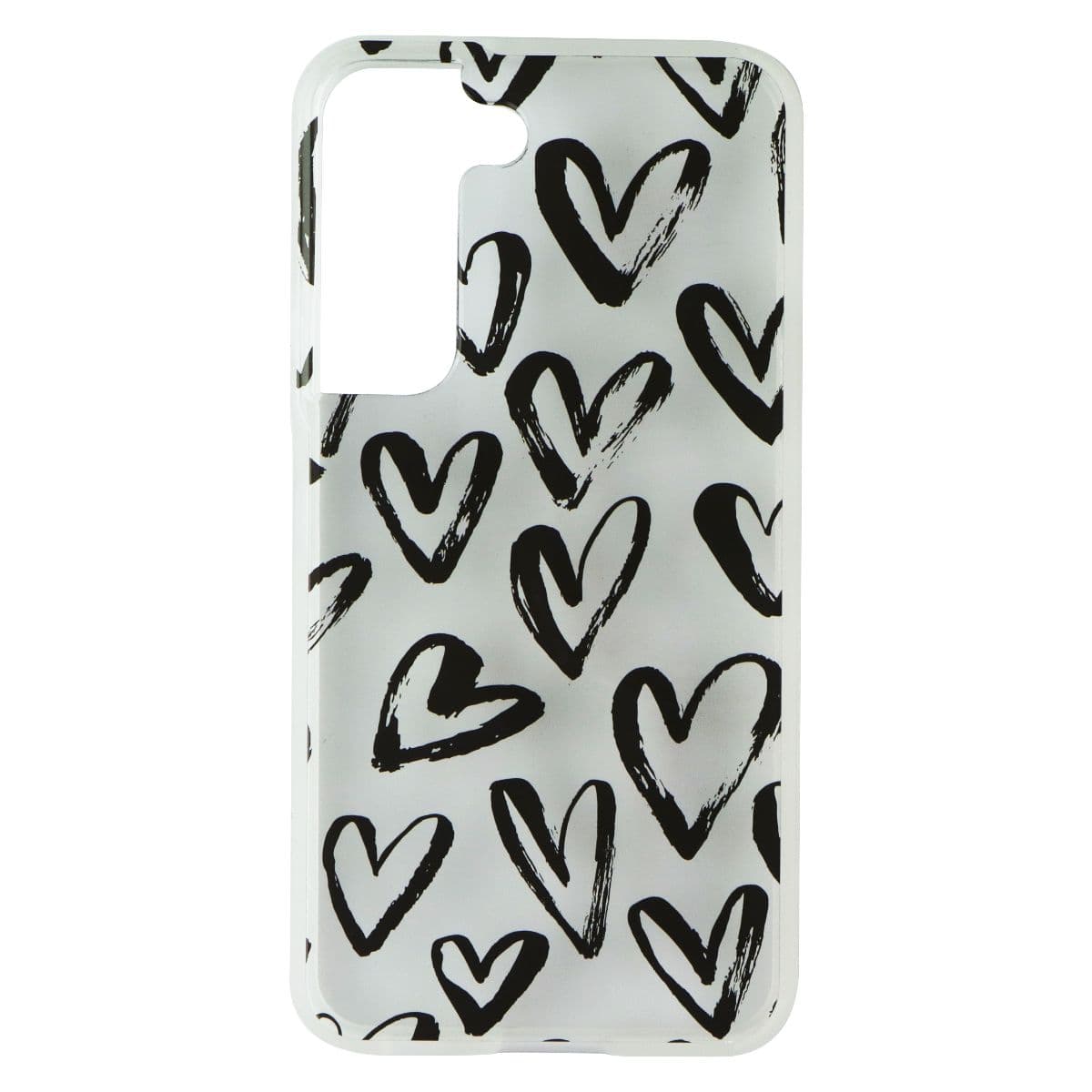 MyBat Pro Mood Series Case for Samsung Galaxy S22 - Black Hearts image 2