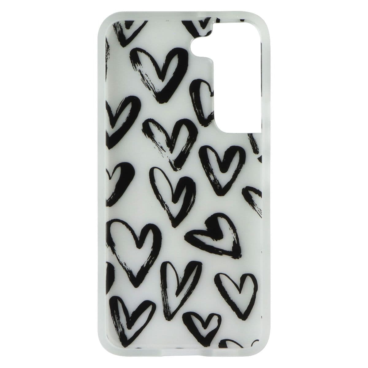 MyBat Pro Mood Series Case for Samsung Galaxy S22 - Black Hearts image 3