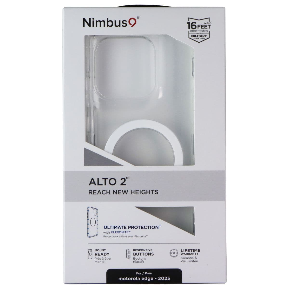 Nimbus9 Alto 2 Magnetic Case for Motorola Edge (2025) - Clear image 4