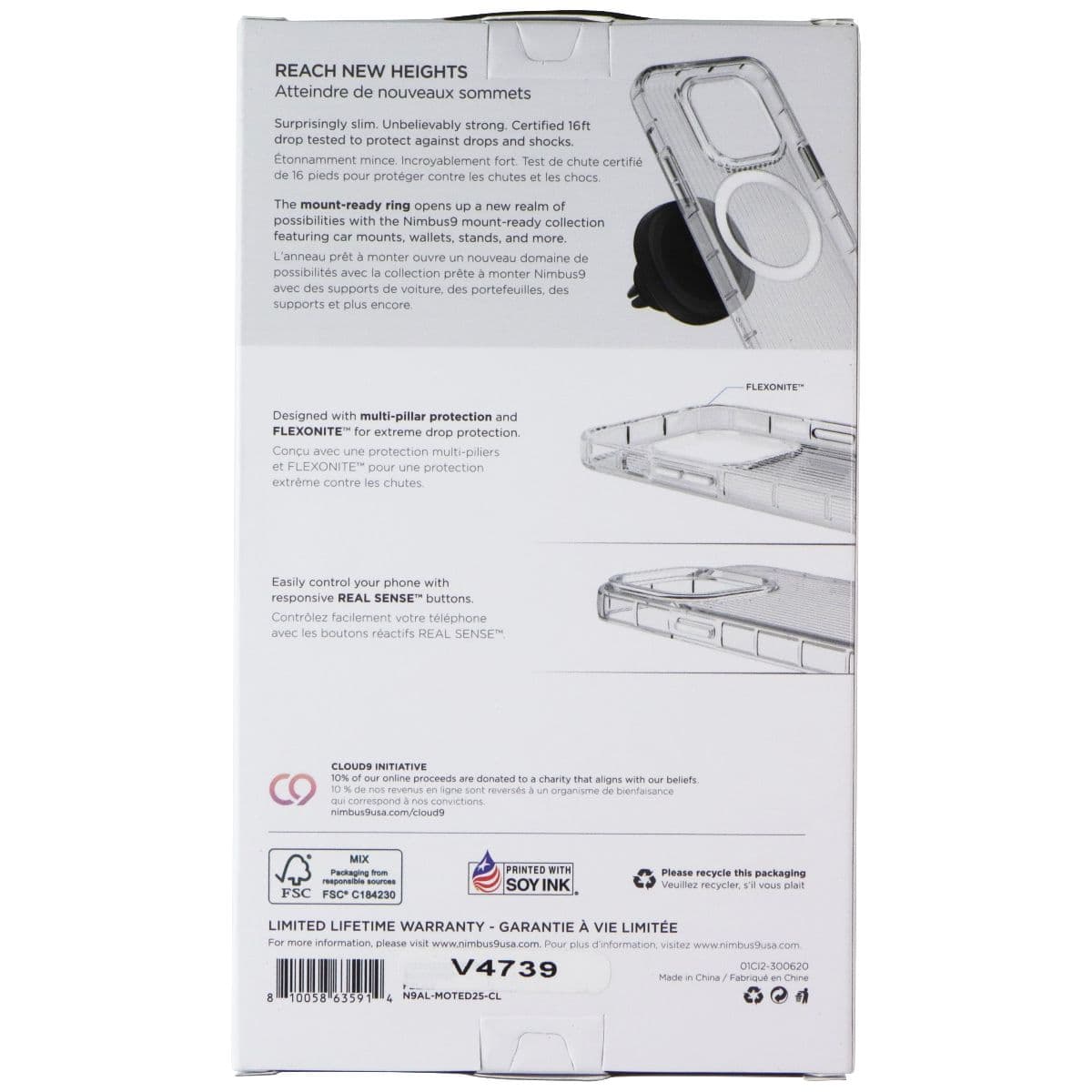 Nimbus9 Alto 2 Magnetic Case for Motorola Edge (2025) - Clear image 5