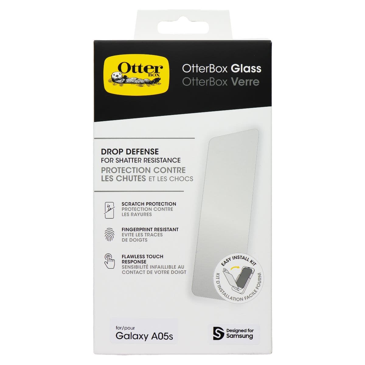 OtterBox Glass Drop Defense Screen Protector for Samsung Galaxy A05s image 1