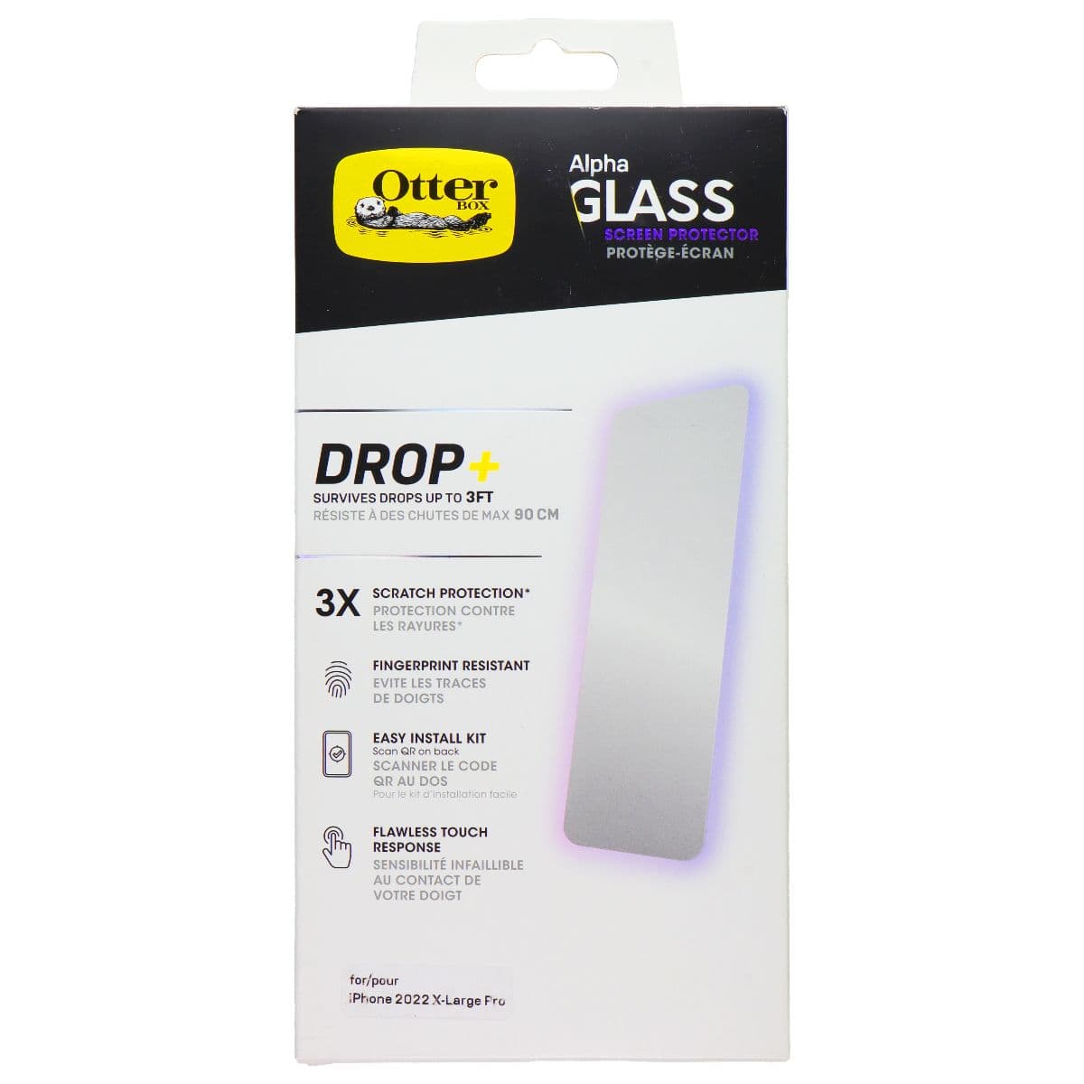 OtterBox Alpha Glass Screen Protector for Apple iPhone 14 Pro Max image 1