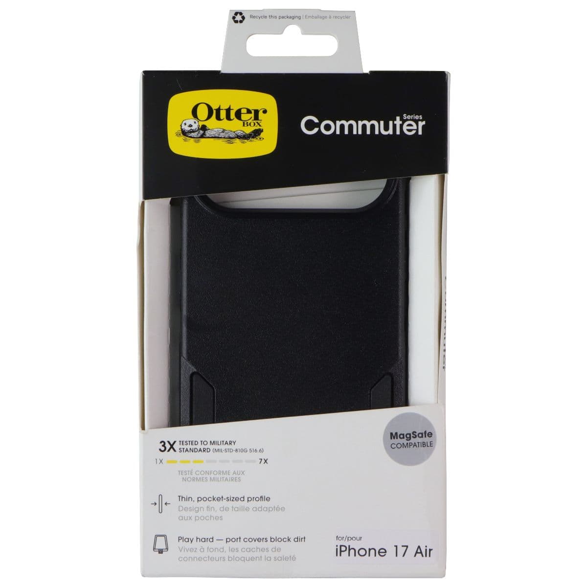 OtterBox Commuter Series Case for MagSafe for Apple iPhone 17 Air - Black image 1