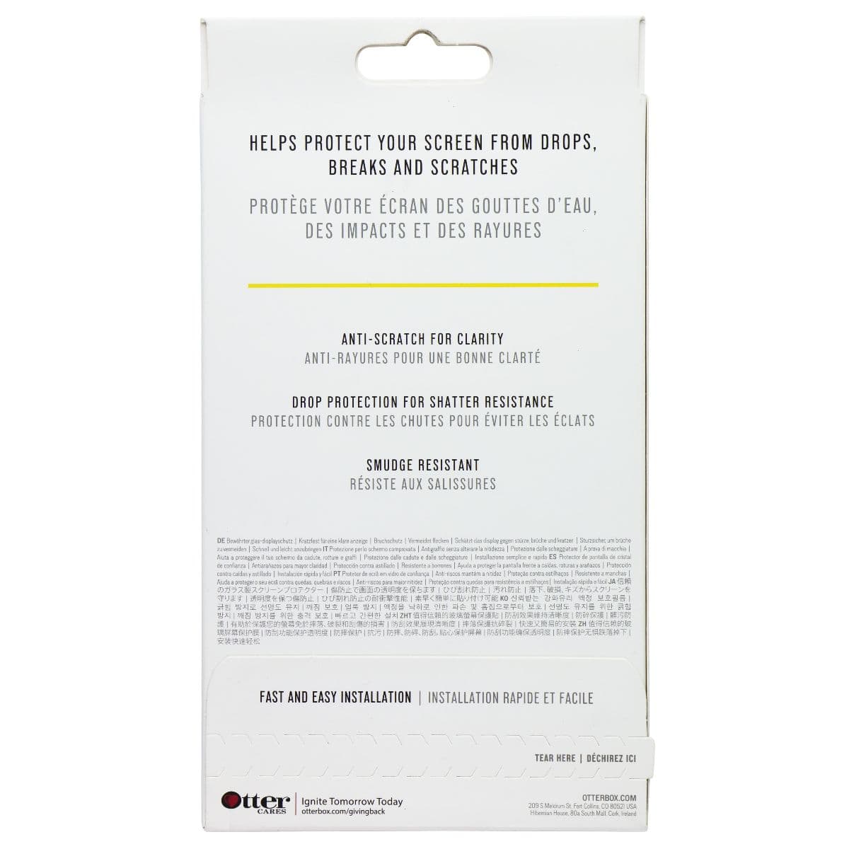 OtterBox Trusted Glass Screen Protector for Apple iPhone 12 mini - Clear image 2