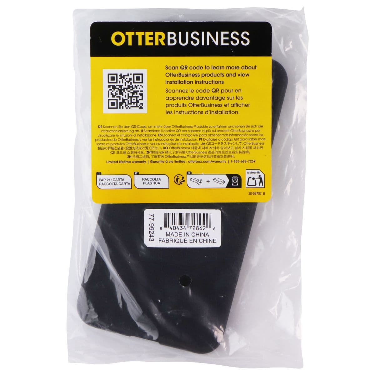 OtterBox Profile Series Magnetic Case for Samsung Galaxy S25 - Black (BULK) image 1