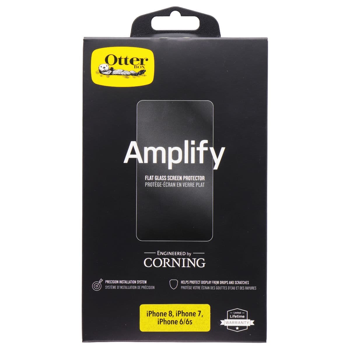OtterBox Amplify Flat Glass Screen Protector for iPhone 8/7/6s/6 image 1