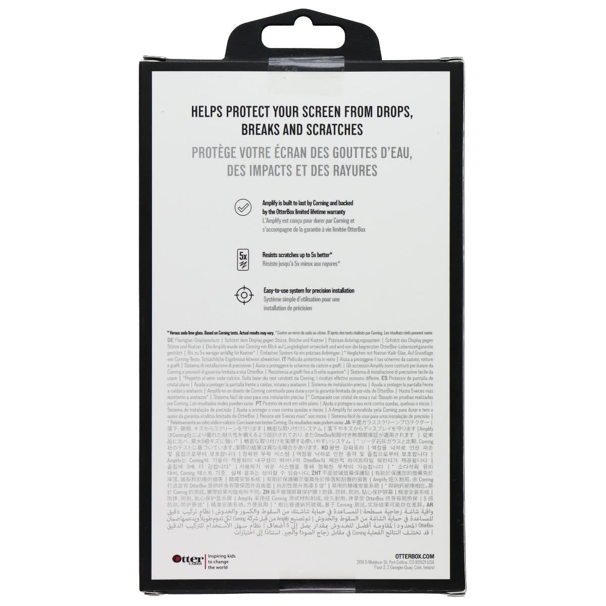 OtterBox Amplify Flat Glass Screen Protector for iPhone 8/7/6s/6 image 2