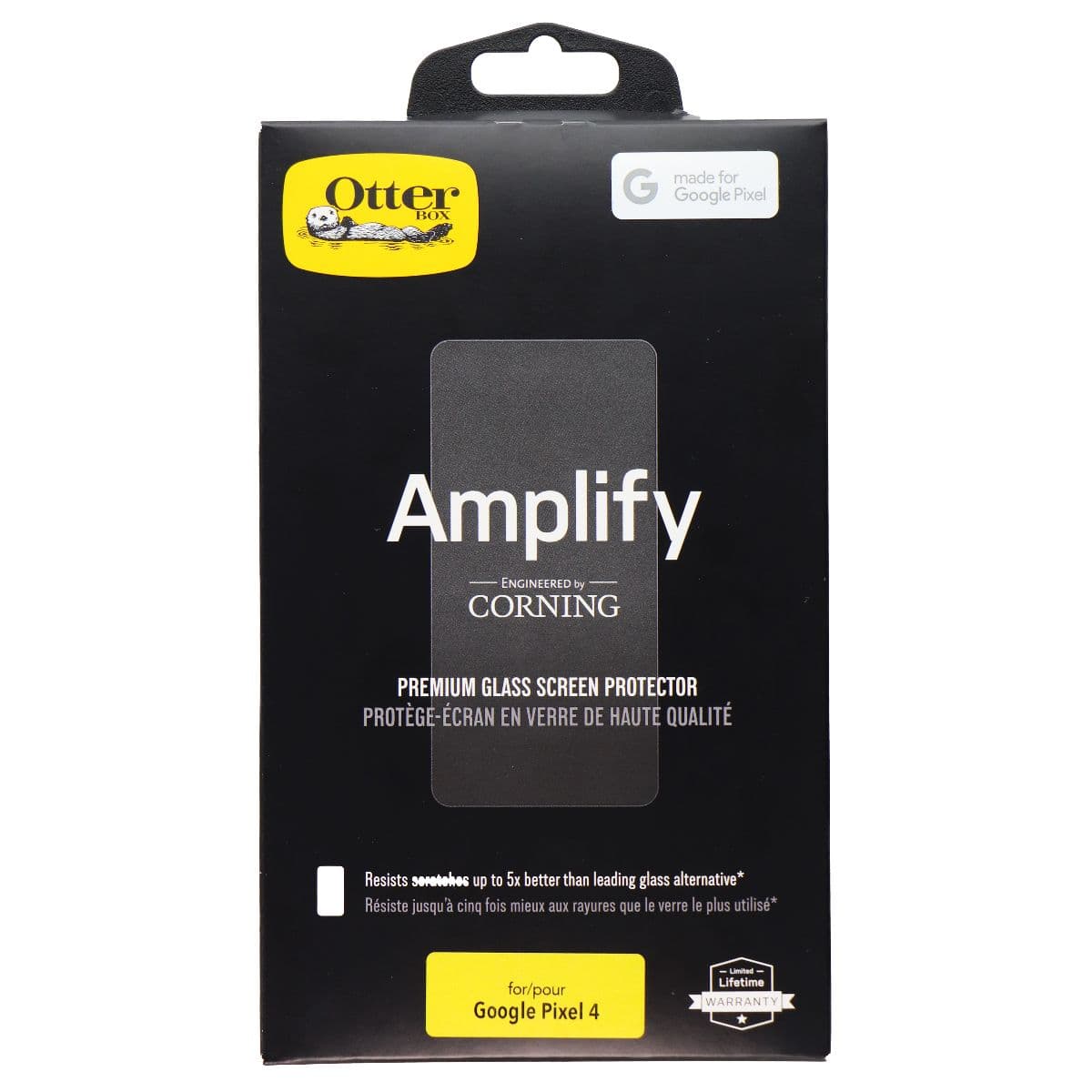 OtterBox Amplify Series Glass Screen Protector for Google Pixel 4 Smartphones image 1